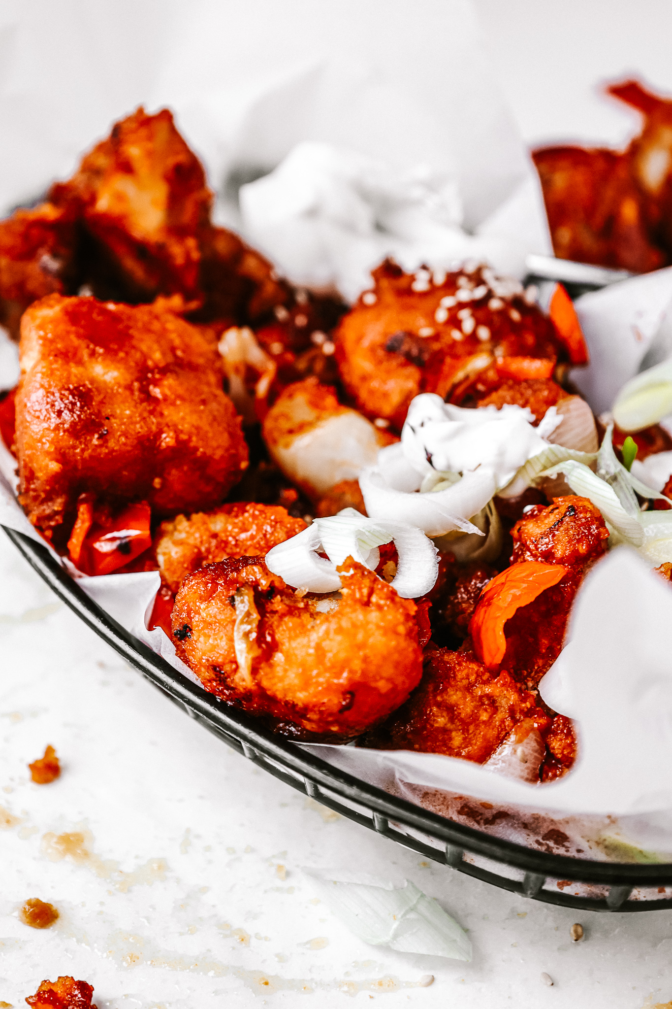 The Ultimate Barbecue Cauliflower Wing Stir Fry (Vegan) feel food club